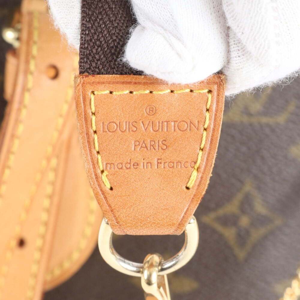 LOUIS VUITTON Brown Monogram Leather Tote Bag - Picture 9 of 11
